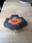 Power Ridgid 3-OUTLET Extension Cord Adapter W/ Snap-close Covers Nickel-. Fixed Price $17.00.