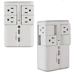Echogear Usb Wall Charger Surge Protector With 4 Pivoting Ac Outlets &2. Fixed Price $24.99.