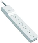 Belkin BE106001-06R Surge Protector Ac Multiple Outlets (/RT6-21623-BE10600.... Fixed Price $19.99.