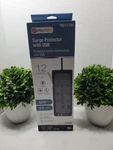 Utilitech 6-FT 12-OUTLET 2-USB Ports Indoor Black Surge Protector 0571330 New. Fixed Price $42.89.