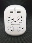 360 Electrical Revolve 3.4 Surge Protector With Rotating Outlets + 2 Usb Nib. Fixed Price $15.00.