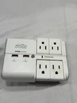 Monster Power Surge Protector 4 Outlet & 2 Usb Charging Ports. Fixed Price $19.90.