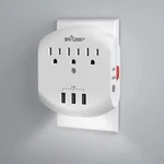 Bn-link Multi Plug Outlet, Usb Wall Charger With 3 Outlets, Charging Ports. Fixed Price $13.99.