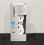 Legrand 3232TRWRWCC8 -pass & Seymour 15A White Weather/tamper Resistant Duplex. Fixed Price $32.99.