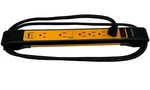 Mastercraft AS-35 Power Bar With Outlets & 1 Usb Port, Yellow/black, 6-FT Cord. Fixed Price $9.40.