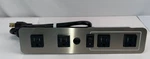 Furnlite 22204P-POWER Strip Fbwr Four Plug Recessed Mount -15A 120 V Ac Desk Top. Fixed Price $21.95.
