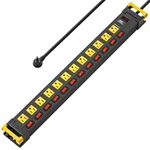 6-12 Outlet Surge Protector Power Strip With Individual Switch 9FT CORD/1875W. Fixed Price $53.99.