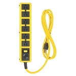 Coleman 5139 Power Strip, 6 Outlet, Yellow. Fixed Price $40.73.