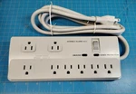 Compucessory 8-OUTLET Strip Surge Protector. Fixed Price $19.99.