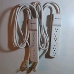 Lot 2 Belkin Components BE106000-08R 6-OUTLET Home/office Surge Protector. Fixed Price $18.00.