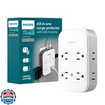Philips All-in-one Surge Tap With Usb, 4 Grounded And Polarized Outlets, 2. Fixed Price $34.99.