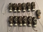 13 Vintage Eagle Plug Adapter Combo Strip Bulb Socket Outlet Brown Bakelite. Fixed Price $23.40.