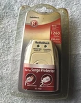 Radioshack 1260J Wall Tap Surge Protector Outlet RJ-11 White 61-402. Fixed Price $10.99.