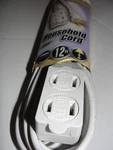 Coleman Cable 09413 16/2 SPT-2 3-OUTLET Cube Tap Extension Cord With Safety Cove. Fixed Price $6.95.