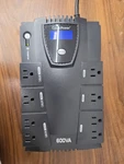 Backup Ups Cyber Power CP600LCD Surge Protector 600V (needs Battery). Fixed Price $20.00.