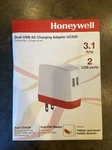Honeywell UC530 3.1 Amp Dual Usb Ac Charging Adapter (red). Fixed Price $12.99.