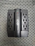 Tripp Lite Surge Protector Wall Tap 3 Outlet Rotating Power Strip Grounded. Fixed Price $15.00.