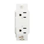 Eaton Cooper 1208W - Tvss Recp Duplex 15A 125V Surgebloc White Outlet. Fixed Price $17.99.