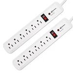 Innovera IVR71653 Ac Outlets Ft. Cord 540 Joules Surge Protector - White (2/. Fixed Price $41.98.