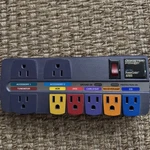 Monster Power Center AV800 Multi Colored Strip/surge Protector Tested. Fixed Price $30.00.