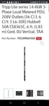 Trip-lite 50AMP PDU3MV6H50A New, L6-30 6FT Power Cord, (36)C13 + (6)C19. Fixed Price $985.00.