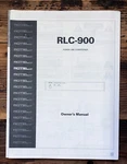 Rotel RLC-900 Line Conditioner Owner / User Manual *original*. Fixed Price $24.97.