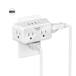 Multi Plug Outlet Extender Wall Surge Protector With 4 Ac Usb Ports Charging. Fixed Price $16.99.