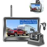 Magnetic Wireless Digital Backup Rear View Battery Camera + 5'' Monitor System. Fixed Price $106.99.