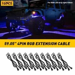 20X 4PIN Extension Wire Cable Connector Fit Rgb Led Strip Rock Lights Glow Lamp. Fixed Price $30.11.