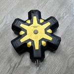 Litesun Intertek LA-BJ02 Hexacore Heavy Duty Outlet Hub Yellow Tested/works. Fixed Price $8.00.
