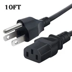 Prong Ac Standard Power Cord 10FT 125V Amps Nema 5-15P Iec 60320 C13. Fixed Price $6.99.