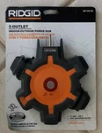 Ridgid 36009 5-OUTLET Surge Protected Polycarbonate Indoor / Outdoor Power Hub (. Fixed Price $30.00.