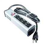 Wiremold 4-OUTLET 15 Amp Compact Power Strip With Lighted On/off Switch And 6 Ft. Fixed Price $120.04.