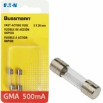 (20)-BUSSMANN 500A Glass Tube Electronic Fuse BP/GMA-500MA. Fixed Price $111.99.