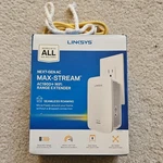 Linksys Max-stream AC1900+ Dual-band Mu-mimo Wifi Extender RE7000 Beamforming. Fixed Price $23.00.