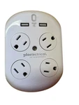 360 Electrical Revolve 3.4 Surge Protector Rotating Outlets + 2 Usb. Fixed Price $18.99.