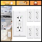 20 Amp Gfci Outlet, Self-test Electrical Receptacle, Led Indicator, 5 Pack, Ul. Fixed Price $75.99.