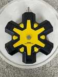 Litesun Intertek LA-BJ02 Hexacore Heavy Duty Outlet Hub Yellow Tested/works. Fixed Price $12.95.