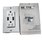 Bestten 15 Amp Wall Mount Usb Receptacle Outlet With 2 Charging Ports. Fixed Price $8.95.