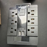 Cyberpower CSP600WSU 8-OUTLET Swivel Surge Protector Usb 1200J Black. Fixed Price $18.80.
