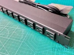 Hammond 1582T8A1BK Rack Mount 1U Outlet Power Strip, Pdu, 15A, 120VAC, 6FT. Fixed Price $39.99.