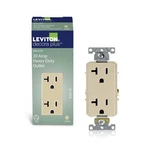 Leviton 16352-I 20A 125V 2-POLE 3-WIRE 14 10 Ga. Ivory Thermoplastic Outlet. Fixed Price $11.51.