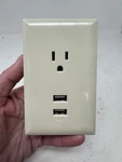 Rca Audiovox WP2UAR Usb Wall Plate Charger, For Ipod, Iphone, Ipad, & More. Fixed Price $6.40.