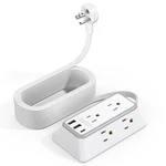 Ntonpower 25FT Strip Flat Plug, Surge Protector Extension Cord With Usb.... Fixed Price $39.93.