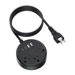 2 Prong Power Strip 3 Outlet 4 Usb 5FT Cord Adapter Travel Dorm Wall Mount. Fixed Price $23.91.