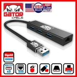 3.0 Gigabit Ethernet Lan RJ45 1000MBPS Network Adapter 3-USB Port Hub Pc Mac. Fixed Price $13.99.