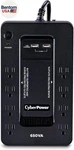 Cyberpower SX650U Ups Battery Backup, Outlets, Va, 890 J. Fixed Price $137.00.