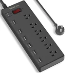 Power Strip, Hitrends Surge Protector With 6 Ac Outlets & Usb Charging Port.... Fixed Price $43.96.