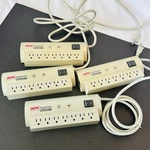 Apc PER7T Personal Surge Arrest Protector Used Lot Of 4 Tested/works 6FT Cord. Fixed Price $21.95.