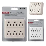 6 Outlet Power Strip Adapter Charging Station Plugs Wall Tap Socket Wide Ac 125V. Fixed Price $12.99.